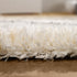Hochflor Teppich | Gemütlicher Teppich für Wohnzimmer, Esszimmer, Schlafzimmer oder Kinderzimmer | Creme